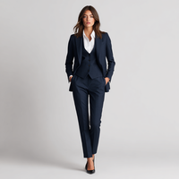 Kadın Takım Elbise Seti Moda Blazer Pantolon Eşleşen Kıyafet Profesyonel Ofis Giysisi İş Günlük Resmi Giyim Kadınlar İçin İş Kıyafetleri