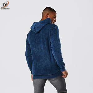 Sudadera con capucha lavada con ácido Vintage en blanco de gran tamaño de manga larga Sudadera con capucha lavada Vintage personalizada Sudaderas con capucha para hombre personalizadas - Product Image 2