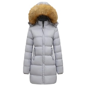 ONSTYLE SPORTS Mujeres Transpirable Tejido Puffer Coat Chaqueta larga de invierno Servicio OEM personalizado Estilo ELEGANTE - Product Image 3