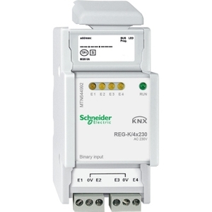 SCHNEIDER ELECTRIC MTN644992 Grigio Chiaro Ingresso Binario REG-K/4x230 Categoria Prodotto Ingresso e Uscita (IO) - Product Image 1