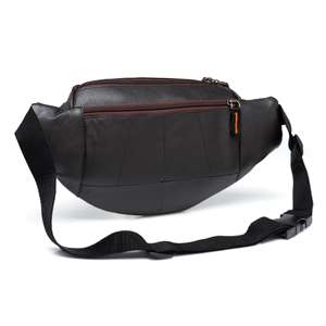 Riñonera de cuero Unisex para viaje, riñonera de moda, cinturón cruzado, riñonera de cuero de estilo Retro - Product Image 2