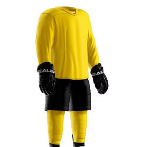 Uniforme de hockey sur glace de vente chaude avec logo personnalisé en polyester 100% et pour vêtements décontractés uniformes de hockey sur glace de sport - Product Image 3