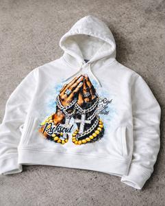 Sudadera con Capucha Extra Grande para Hombre, 100% Algodón, 300 Gramos, de Alta Calidad, Personalizada, con Estampado DTG, Estilo Casual - Product Image 5