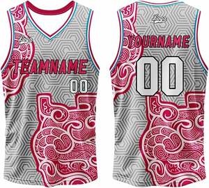 Uniforme de basket-ball de qualité supérieure uniforme de basket-ball de nouveau style uniforme de basket-ball sur mesure - Product Image 3