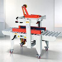 Machine automatique de scellage et d'étiquetage de boîtes électriques pour petits colis en carton, facile à utiliser, emballage papier pour boissons