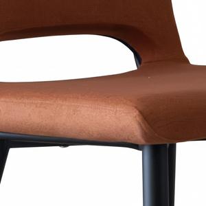 Chaise de salle à manger PASCAL au design minimaliste moderne, avec assise confortable et pieds en métal de qualité commerciale - Product Image 4