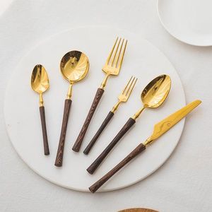 Elegant designer stainless steel metal <b>cutlery</b> <b>set</b> with lightweight durable construction for professional chefs and households - Product Image 4