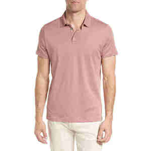 Chemises de golf personnalisées pour hommes, tissu tricoté imprimé, 100% coton, poche, anti-froissement, respirant, évacuant l'humidité, doux, élégant - Product Image 2