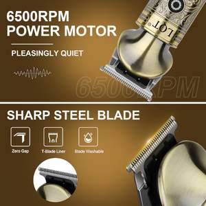 Kit de Afeitadora Eléctrica 6 en 1 Inalámbrica para Hombre, Recargable por USB, Recortadora de Barba, Cortadora de Cabello de Acero Inoxidable - Product Image 1