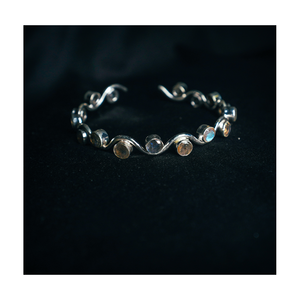 Bracelets ajustables en argent sterling 925, bijoux simples et élégants pour femmes, pour les looks décontractés, le port quotidien et les cadeaux - Product Image 2