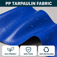 Rouleau de tissu en bâche PP, imperméable, non toxique, recyclable, matériau léger pour le stockage de l'eau et la construction de piscines