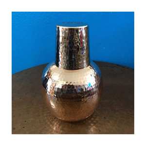 New Design Handmade Copper <b>Water</b> <b>Bottle</b> India Pure Set Wide Custom <b>Water</b> <b>Bottle</b> Manufacturer & Exporter With Export Quality - Product Image 5