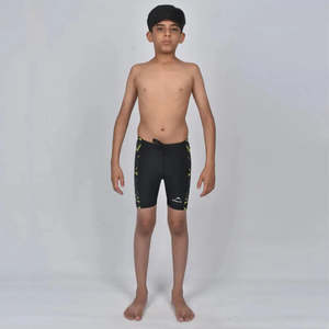 Shorts de Natación Competitivos para Niños, Negros, de Spandex, Modelo 31SB25 - Product Image 5