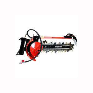 Accessoire de trancheuse hydraulique monté sur excavatrice pour le creusement de tranchées de câbles de pipeline et l'utilisation de chaînes et de moteurs à usage intensif - Product Image 3