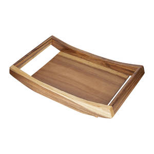 Fabricant et exportateur de plateaux de service classiques en bois naturel disponibles à bas prix pour les cadeaux et les fournitures de fête - Product Image 1
