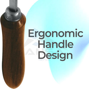 Couteau à sabot allemand Super pointu de qualité supérieure manche en bois marron outil de maréchal-ferrant professionnel pour l'entretien des sabots - Product Image 5