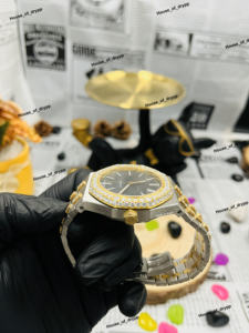 VVS Iced Out Automatic Watch Stainless Steel Moissanite Diamond Hip Hop Bling <b>Wristwatch</b> Statement Style Gift For Men Women - Product Image 2