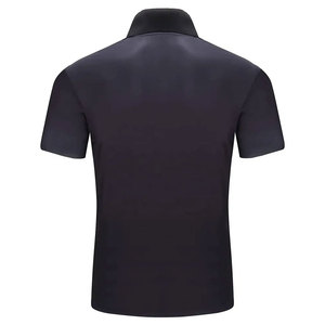 Polo de Rendimiento para Hombre |   Impresión por sublimación de prisma geométrico negro y rojo |   Ropa Deportiva Táctica Transpirable que Absorbe la Humedad - Product Image 2