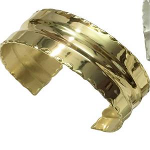 2025 Denmark Dress Wedding Jewelry Gold <b>Light</b> Weight Daily Wear Brass Bangles African inspired bangle Made of Copper - Product Image 3