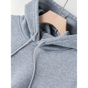 Sudadera con Capucha para Hombre, 100% Algodón, Felpa, Corte Regular, Color Sólido, Informal, con Bolsillo, para Otoño - Product Image 5