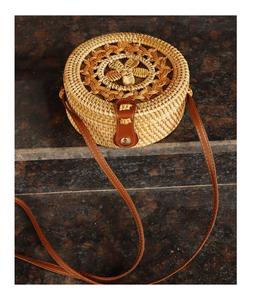 กระเป๋าหวายผู้หญิงเป็นมิตรกับสิ่งแวดล้อมที่ขายดีที่สุดพร้อมความจุขนาดใหญ่มีจําหน่ายในโลโก้และบรรจุภัณฑ์ที่กําหนดเองสําหรับขายจากเวียดนาม - Product Image 1