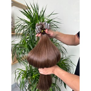 Extensions à bandes adhésives Anh Hair A21 sans couture, lisses comme des baguettes, en cheveux humains vierges vietnamiens doublement étirés, brun chocolat, vente en gros - Product Image 6