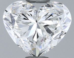 เพชรทรงหัวใจคุณภาพสูง 1 กะรัต CVD ผลิตในห้องปฏิบัติการ สี F ความสะอาด VVS1 รับรองโดย IGI เพชรเม็ดเดี่ยวสำหรับทำเครื่องประดับ - Product Image 3