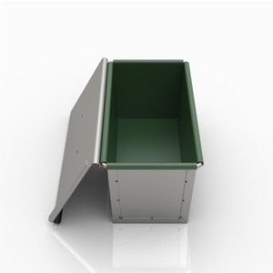 Moule à pain de mie géant Dinc Kitchen en alliage d'aluminium et d'acier, revêtement antiadhésif durable, 14x14x30cm, rectangulaire, avec couvercle - Product Image 5
