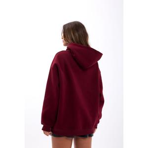 Sweat surdimensionné 7214 - Bordo - Tissu tricoté élégant - Product Image 2