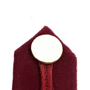 Gorget Bordado a Mano con Hilo de Bullion de Color Personalizado OEM, Tela Personalizada OEM con Nuevo Diseño de Gorget en Venta - Product Image 5