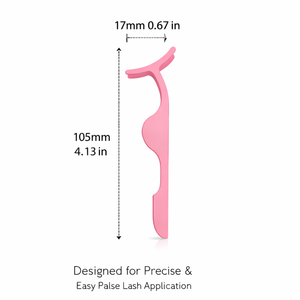Aplicador de Pestañas Rosado para Pestañas Postizas, Pinza Aplicadora de Pestañas de Fácil Agarre, Herramienta de Ayuda para Maquillaje - Product Image 4