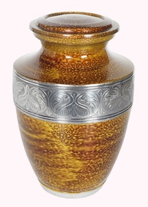 Urne funéraire américaine pour cendres humaines, doublure argentée, marbre noir, urne pour adulte, urne en métal pour adulte - Product Image 6