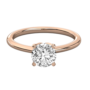 Anillo Brillante de Diamante Cultivado en Laboratorio con Oro de 14K para Mujer - Product Image 1