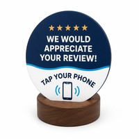 Support d'affichage NFC en PVC transparent, porte-cartes sans contact pour la réception d'hôtel