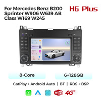 Lecteur multimédia DVD de voiture Android MEKEDE, autoradio, navigation GPS, 7 pouces, pour Mercedes Benz B200 Sprinter W906 W639 Classe A W169 W245