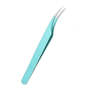 แหนบปลายขนตาทำจากวัสดุสแตนเลสแหนบปลายขนตาทำฉลากส่วนตัวสีทึบแตกต่างกัน - Product Image 4