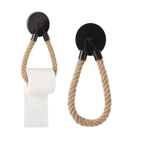 Soporte de papel higiénico de cuerda de alta calidad, soporte para rollo de toalla, colgador de papel higiénico, pieza de diseño - Product Image 4