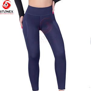 High Quality Wholesale High Waist Solid Sets Workout Leggings <b>for</b> <b>Women</b> Fitness Gym Yoga Breathable Spandex/<b>Nylon</b> - Product Image 1