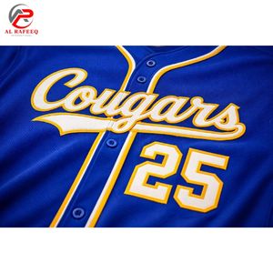 Ensemble d'uniformes de baseball unisexe pour adultes personnalisé, respirant, options de taille plus, avec logo brodé en 3D sur le devant - Product Image 5