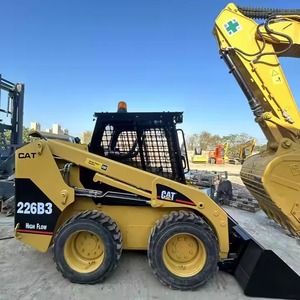 Venta al por mayor Mini CAT 289D3 Mini Skid Steer Wheel Loader Cat Skid Steer Loaders modelo 226D3 40hp Skid Steer Loader Wheel - Product Image 4