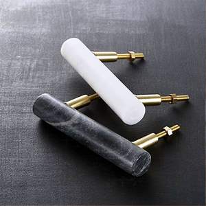 MEILLEUR VENDEUR Écrasement sur les meubles en marbre Quincaillerie Vente chaude Boutons en marbre avec taille de forme de couleur personnalisée Fabriqué en Inde Article - Product Image 1