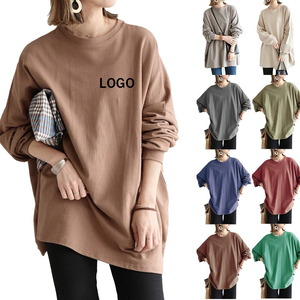 Hot Sale New Style Manufacturer Custom <b>Oversized</b> Thick <b>Vintage</b> Wash Cotton Womens Hoodies and <b>Sweatshirts</b> - Product Image 1