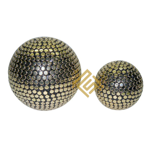 2023โลหะสำหรับตกแต่งบอลดีไซน์โบราณดีไซน์ใหม่อุปกรณ์ตกแต่งบ้านโลหะที่มีสีสันทันสมัยหรูหรา - Product Image 5