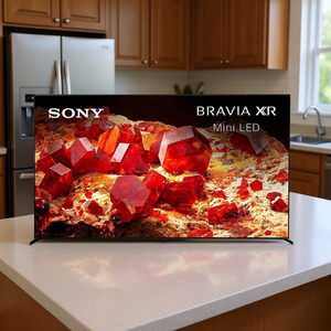 Mini LED 4K Ultra HD Smart <b>TV</b> 85-Inch Flat Screen with QLED <b>Backlight</b> and 120Hz Refresh Rate for Kitchen Use - Product Image 1