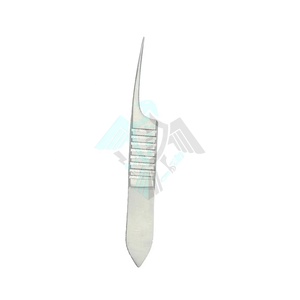 Top fabricant Pissco pour grattoir cornéen Kuhnt poignée plate grattoir ophtalmique à pointe coudée à 45 degrés - Product Image 2