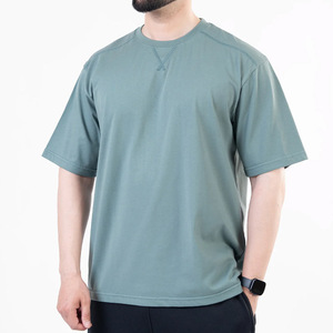 Camiseta de verano de estilo simple para hombre, 100% algodón, Vintage, holgada e informal, de manga corta, tela de estambre en blanco - Product Image 4