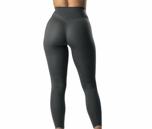 Cheap Price <b>Hot</b> Sale Customized Made Women <b>Leggings</b> Full Length High Quality Spandex Polyester Knitted Mid Waist Breathable - Product Image 2
