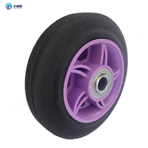 Roue à noyau en acier, caoutchouc, nylon, polyuréthane, PP, haute résistance, couleur violette, garantie 3 ans pour les pneus agricoles et autres - Product Image 2