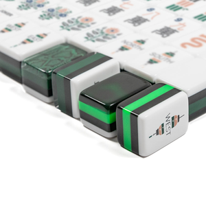 MAHJ ALA MODE the Exotics - Colección White Tigers Tile, Juego de 160 Fichas de Mahjong Acrílicas Americanas - Product Image 3