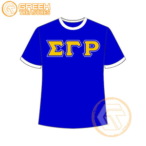 Vente en gros de t-shirt Sigma Gamma Rho pour femmes vêtements de sororité jersey de coton t-shirt respirant de haute qualité vêtements grecs pour femmes - Product Image 4